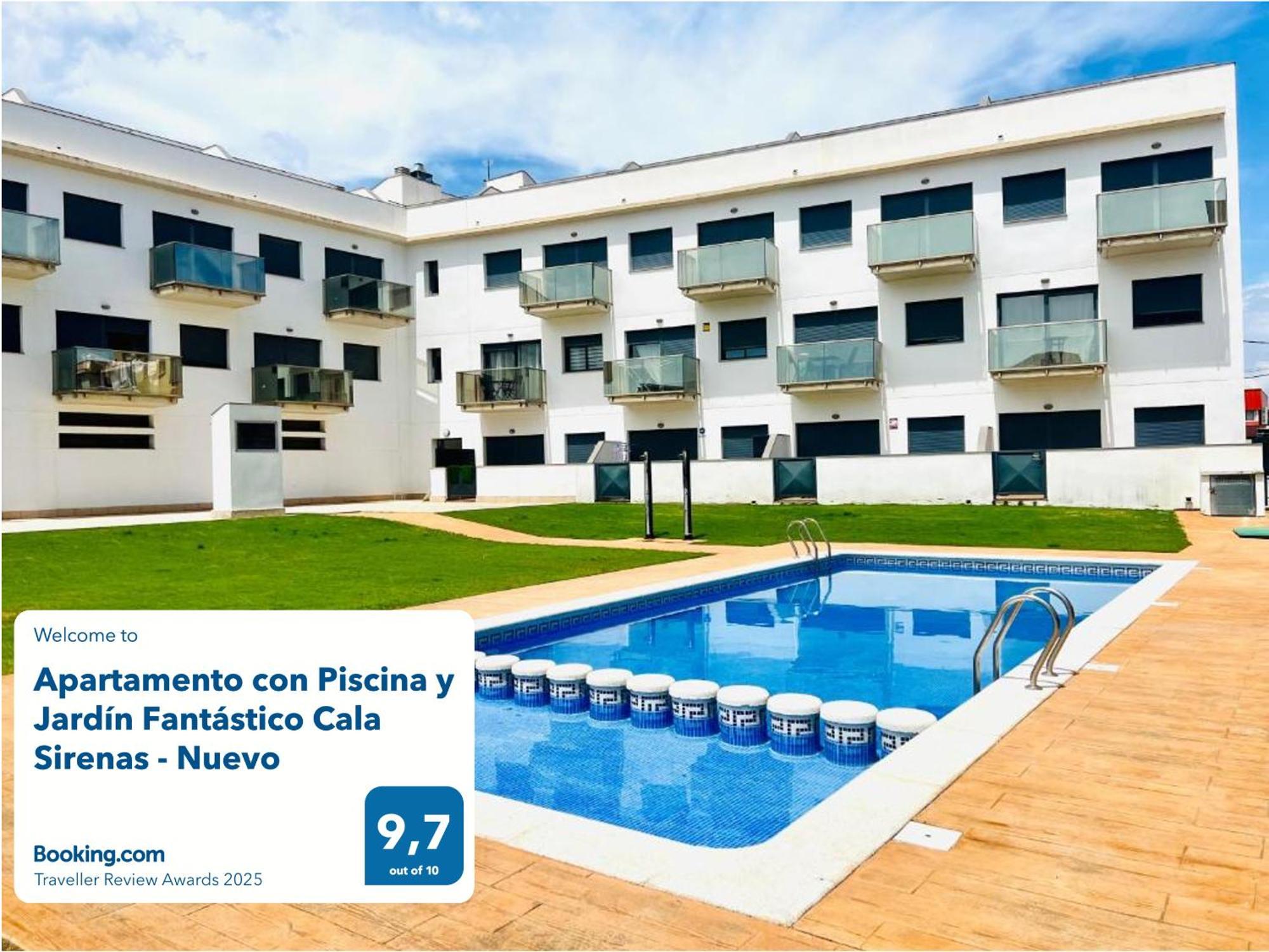Apartamento Con Piscina Y Jardin Fantastico Cala Sirenas - Nuevo Miami Playa Bagian luar foto